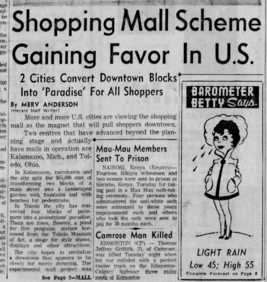 Shopping Mall Scheme Gaining Favor in U.S. - 