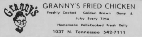McKinney Granny's Fried Chicken Ad 1976 - 