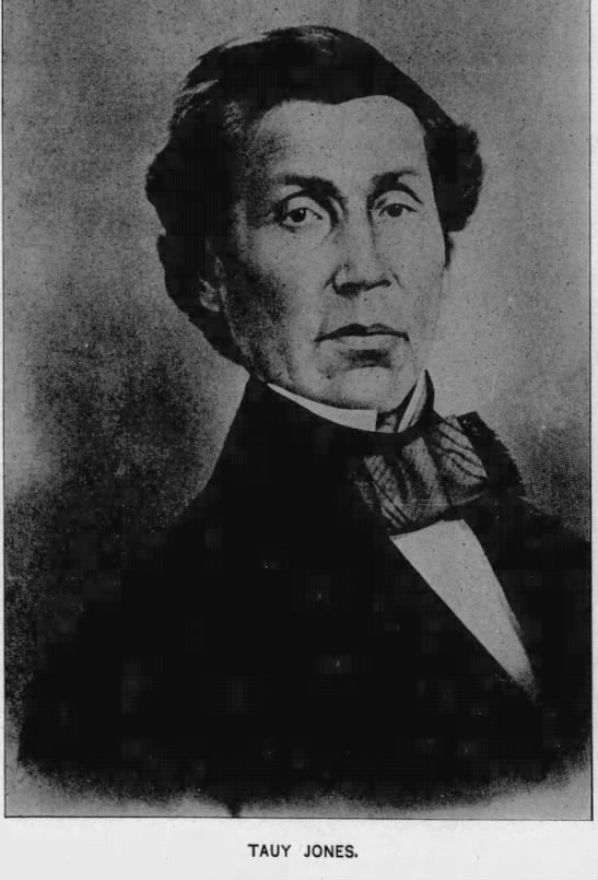 John Tecumseh "Tauy" Jones,part Indian,was one of the founders of Ottawa University,built in 1869. - 