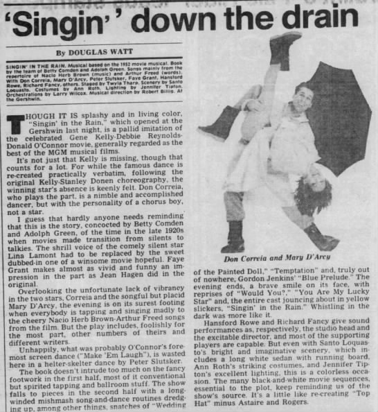 'Singin' ' down the drain/Douglas Watt - 