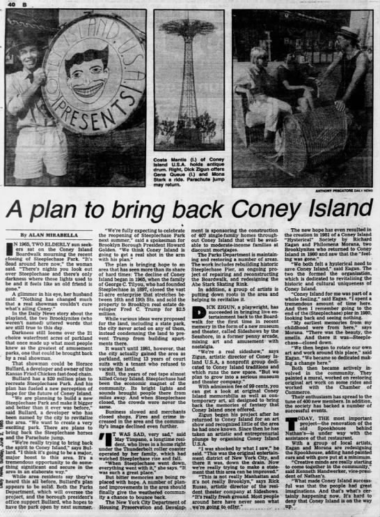A plan to bring back Coney Island - 
