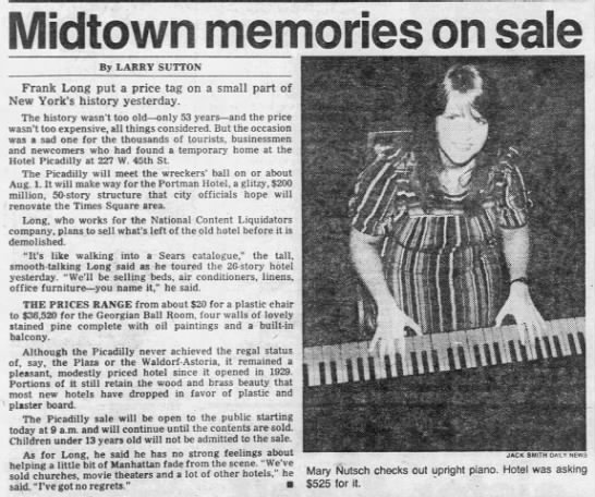 Midtown memories on sale/Larry Sutton - 