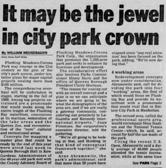 It may be the jewel in city park crown - 