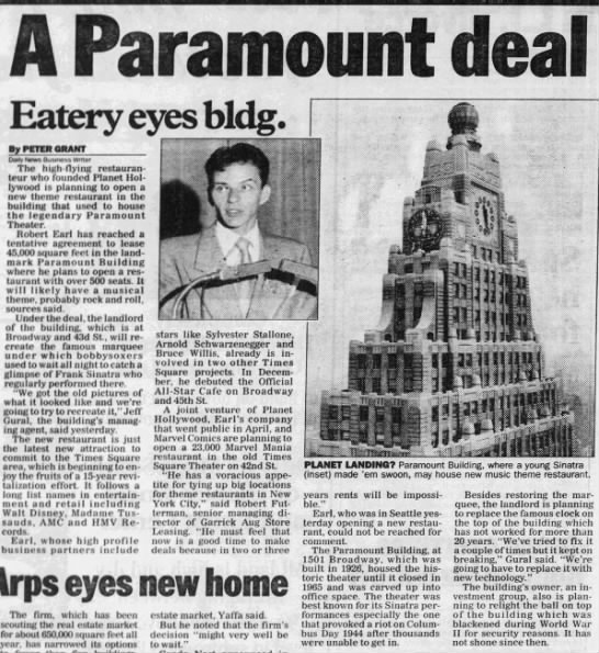 A Paramount deal/Peter Grant - 