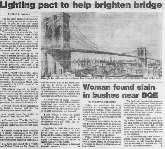 Lighting pact to help brighten bridge - 