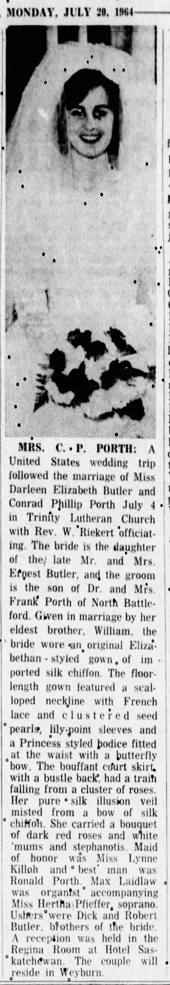 Wedding: Porth-Butler - 