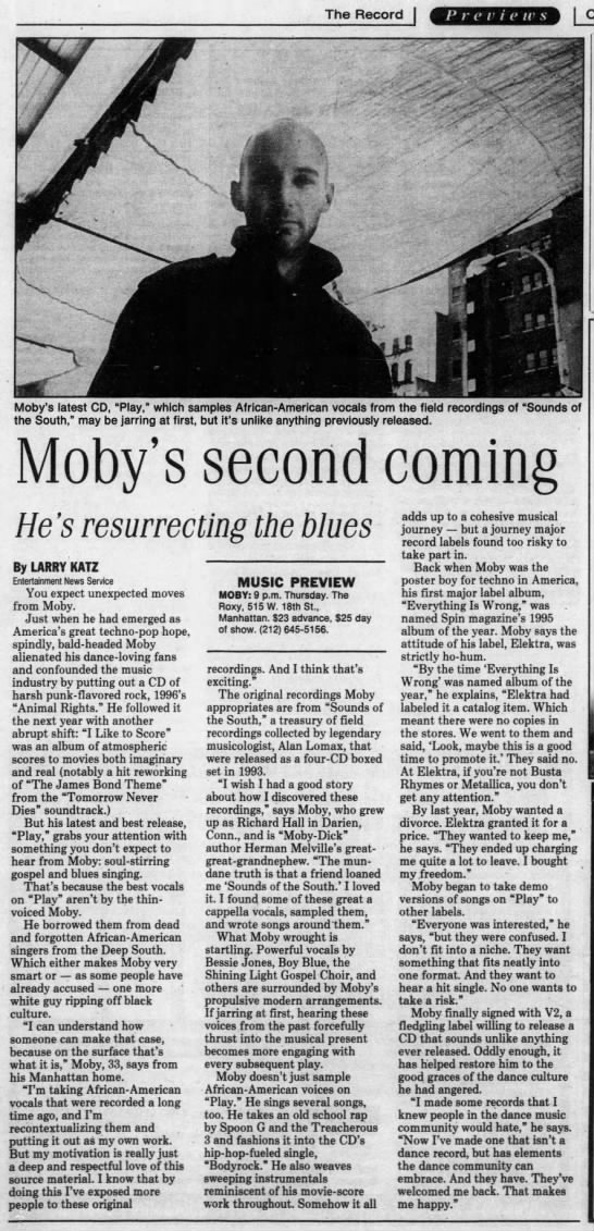 Moby 1999 - 