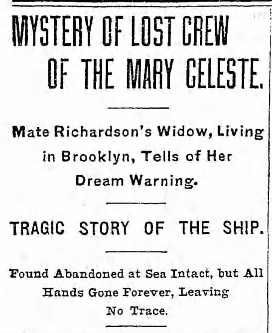 Lost Crew of the Mary Celeste - 
