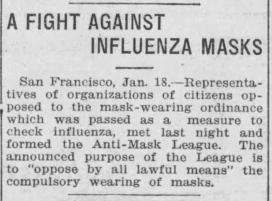 A Fight Against Influenza Masks - 