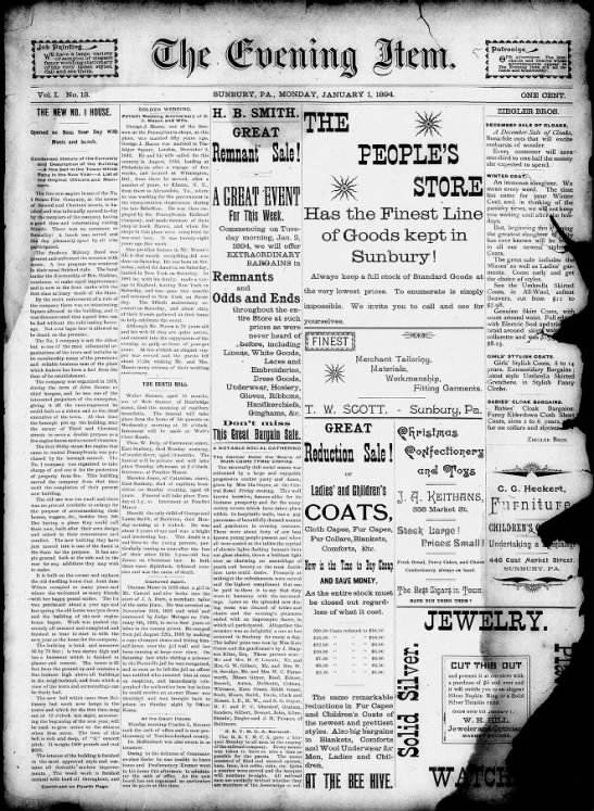 The Daily Item - 1894 - 