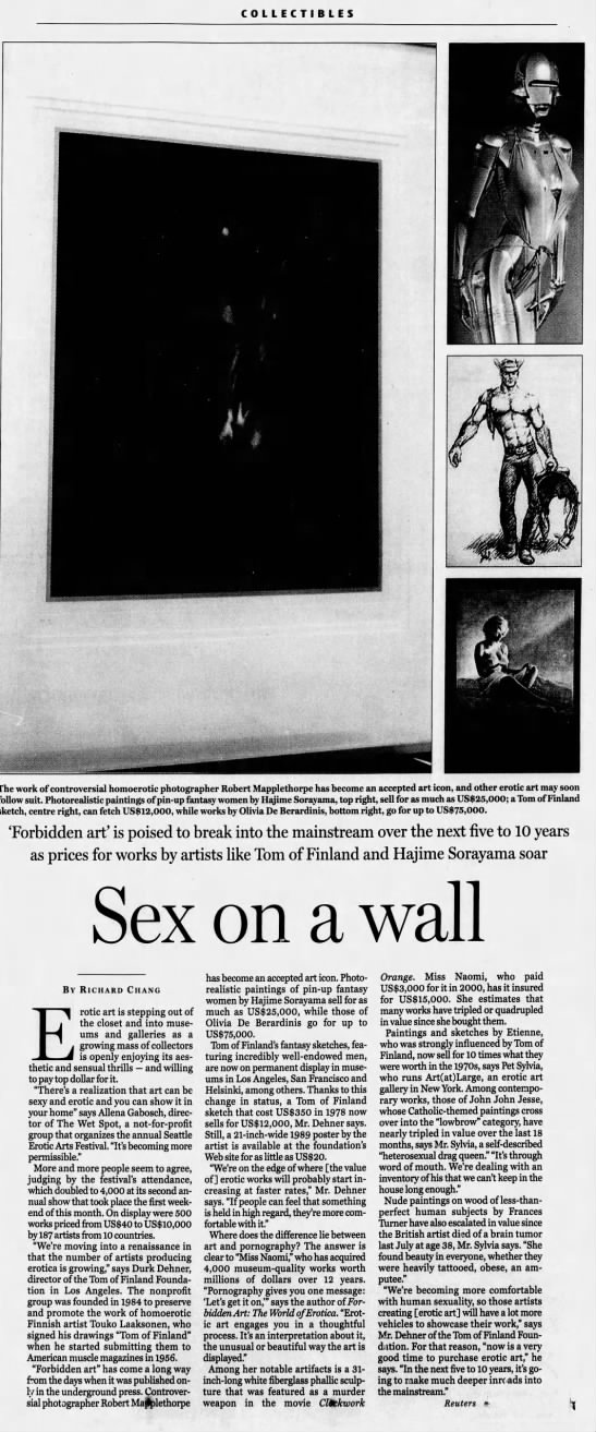 Sex on a wall - 