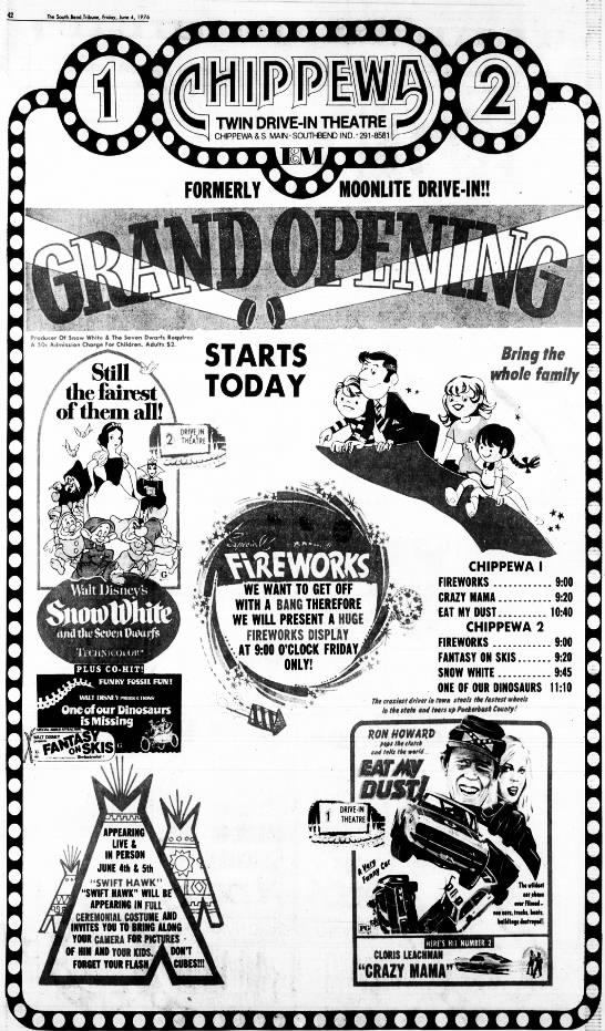 Chippewa Drive-In opening - 