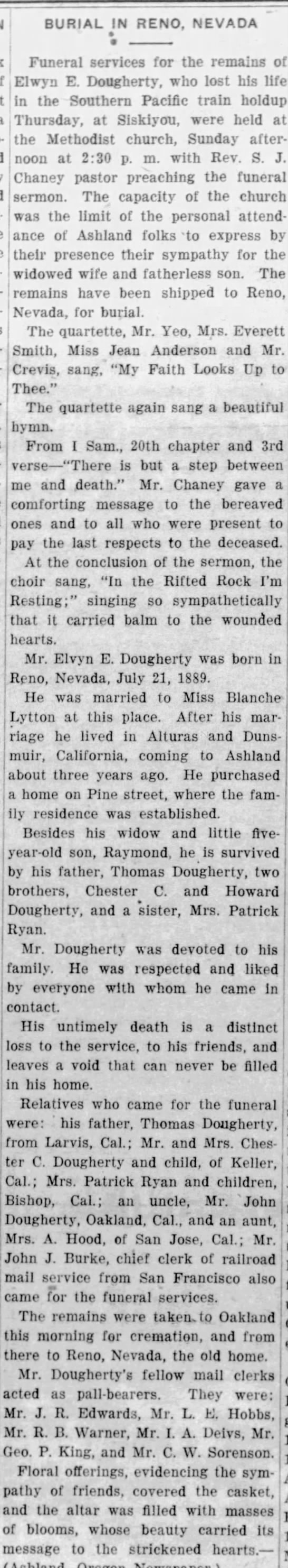 Obituary for Elwyn E. Dougherty - 