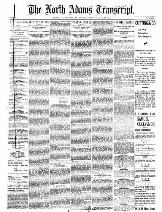 The North Adams Transcript - May 23, 1895 - 