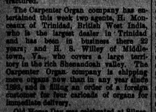 Carpenter Organ Company (1899) - 