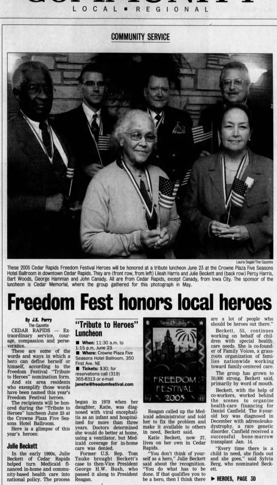 Freedom Fest Honors Local Heroes/J. K. Perry - 