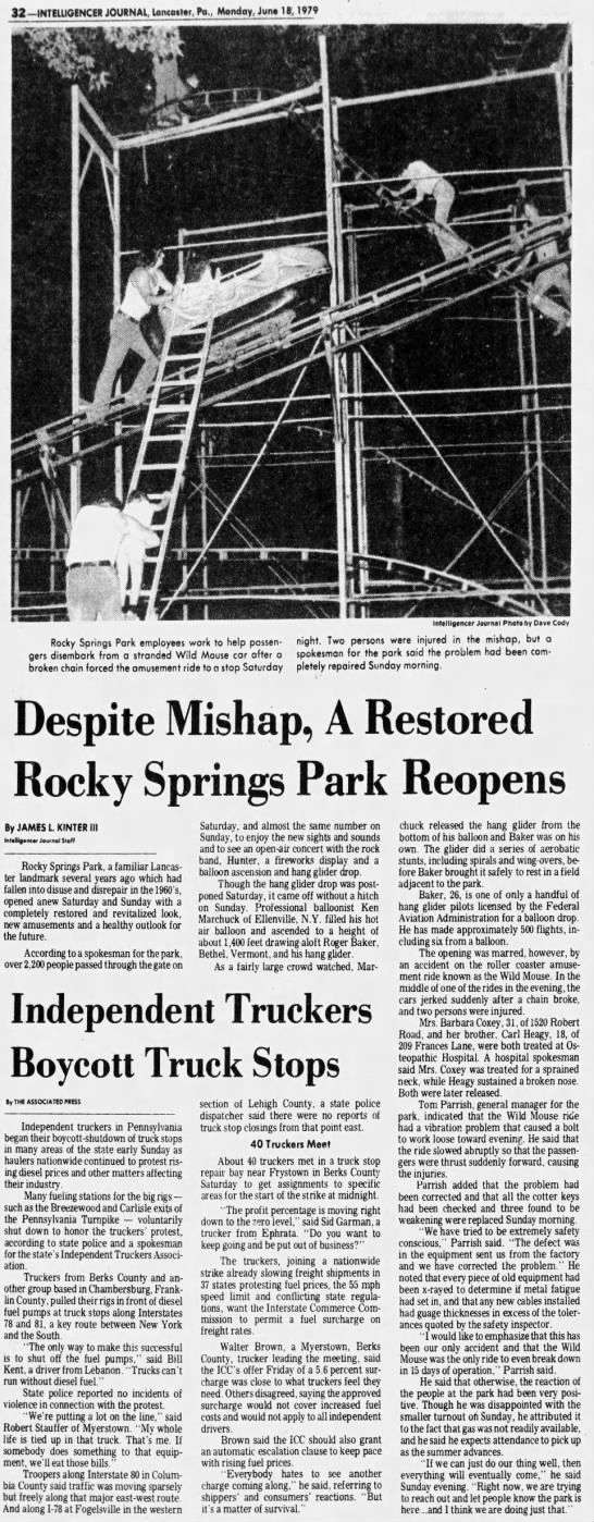 Despite Mishap, A Restored Rocky Springs Park Reopens - 