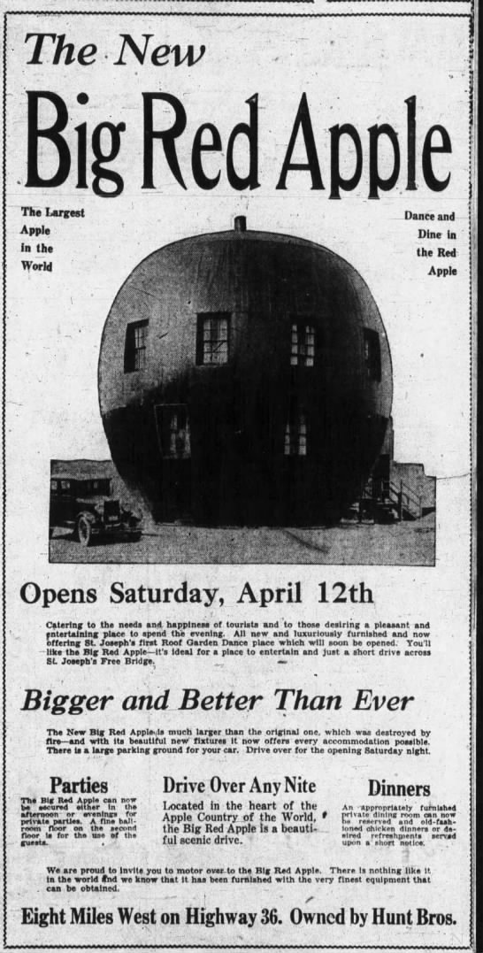 Big Read Apple near Wathena, Kansas (1930). - 