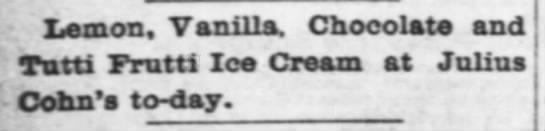 Tutti Frutti Ice Cream (1888) - 