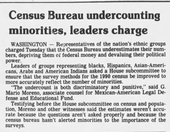 Community leaders accuse Census Bureau of undercounting minorities - 