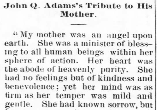 Tribute to Abigail Adams - 