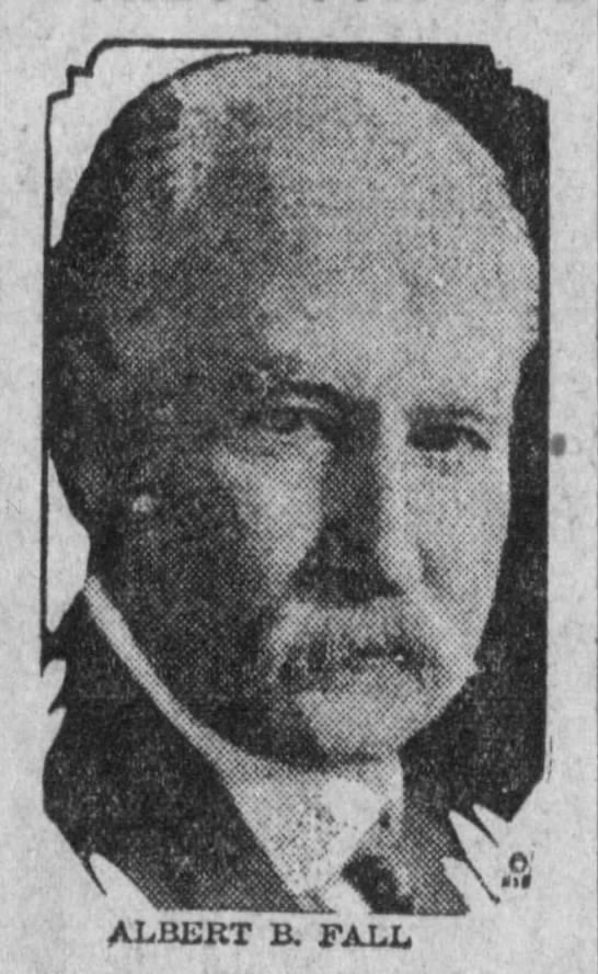 Photo of Albert B. Fall, Secretary of the Interior involved in the Teapot Dome Scandal - 