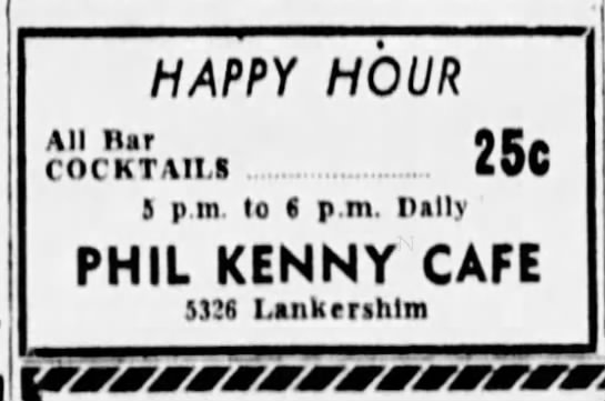 Happy Hour (1951). - 