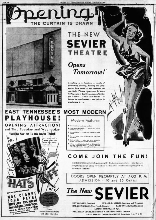Sevier theatre opening - 