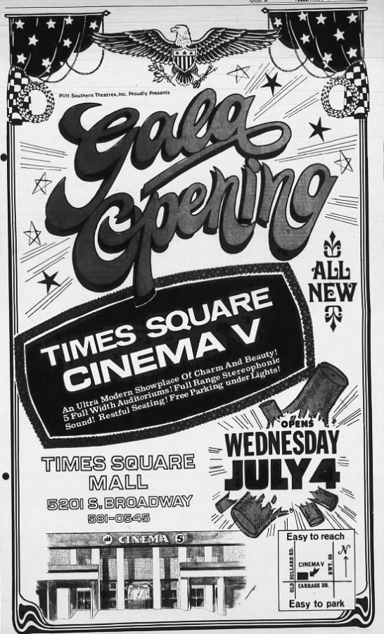Times Square Cinemas opening - 