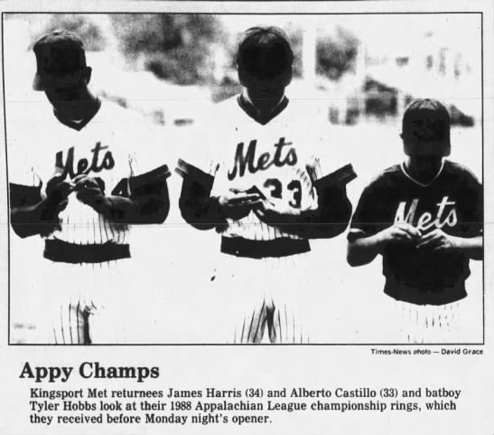 Kingsport Mets Batboys - June 20, 1989 - Greatest21Days.com - 