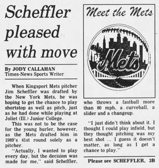 Jim Scheffler - July 8, 1989 - Greatest21Days.com - 