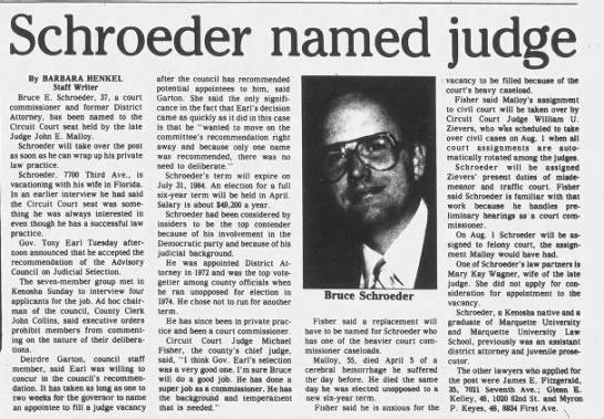 Schroeder judge - 