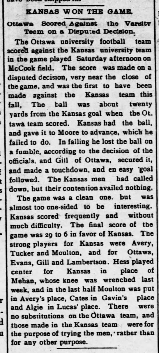 Kansas Won the Game - 