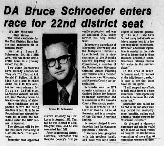 Schroeder for senate - 