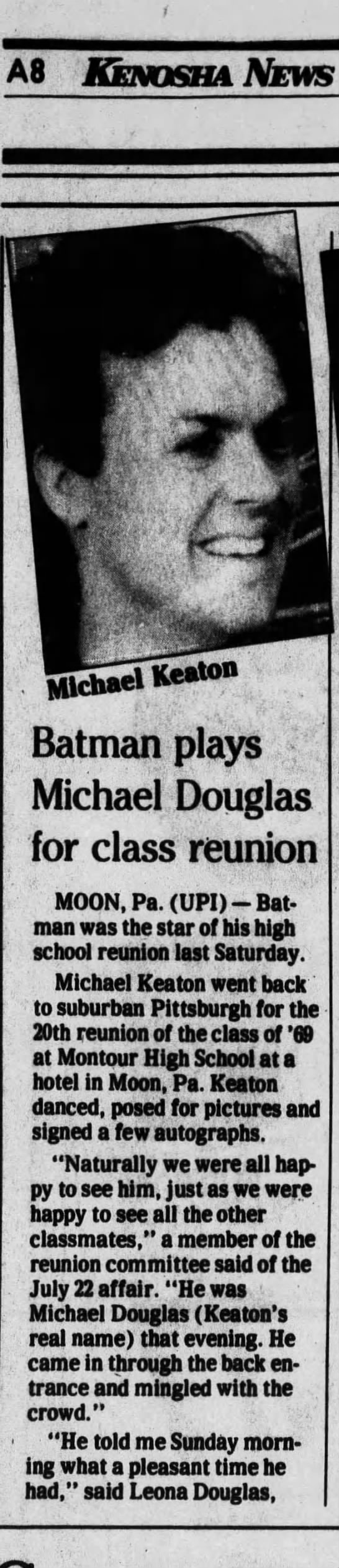Michael Douglas / Michael Keaton - 