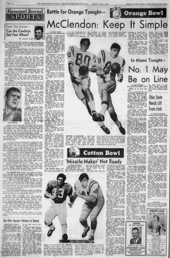 1971.01.01 Shreveport sports page - 