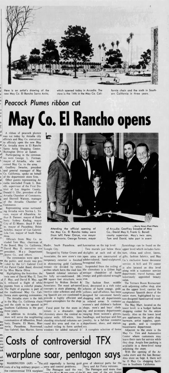 May Co. El Rancho Opens - 