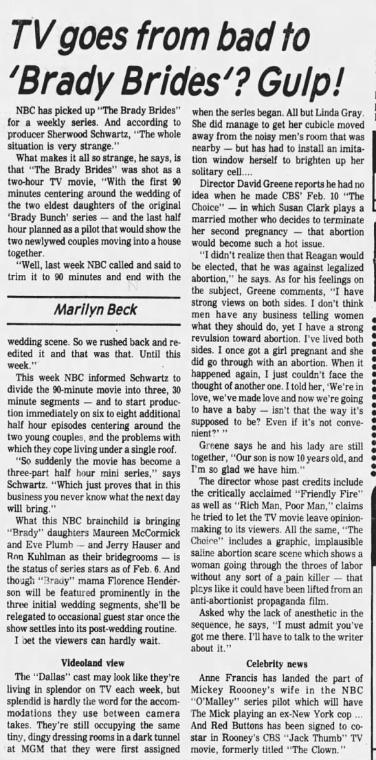 Brady Brides Marilyn Beck - Newspapers.com