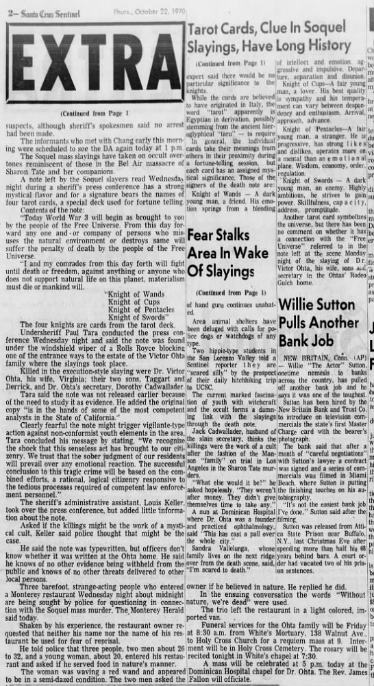 Sent Oct 22, 1970, p. 2 Frazier story continued - 