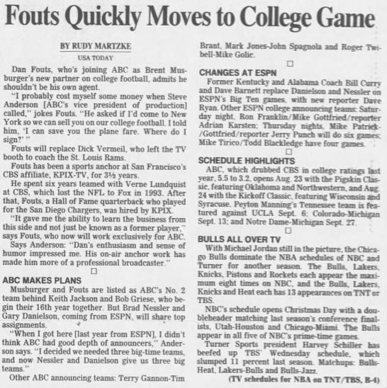 College commentary, 23 July 1997 - 