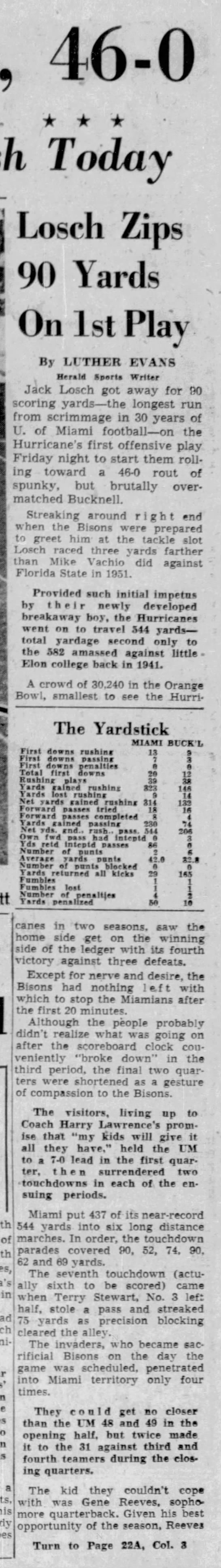 1955 Bucknell-Miami - 
