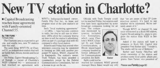 New TV station in Charlotte? - 