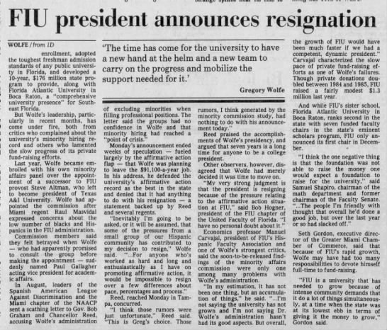 FIU president announces resignation - 