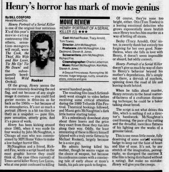 Henry: Portrait of a Serial Killer* - 