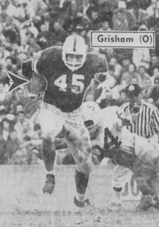 1962 Nebraska-Oklahoma football, Grisham run - 