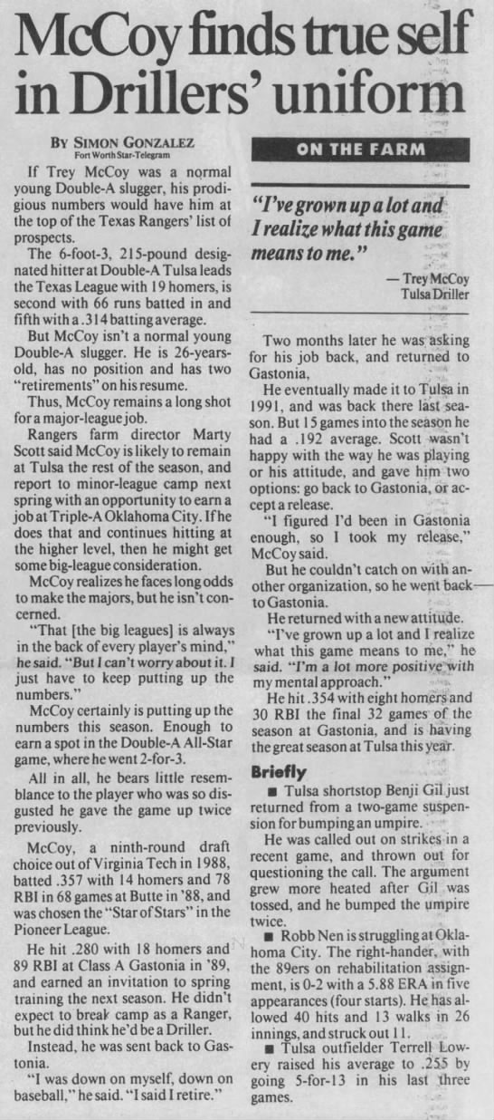 Trey McCoy - July 16, 1993 - Greatest21Days.com - 