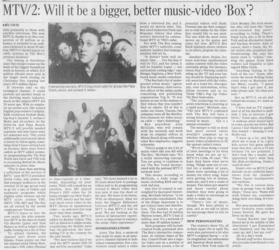 MTV Merger with The Box part 2 - 