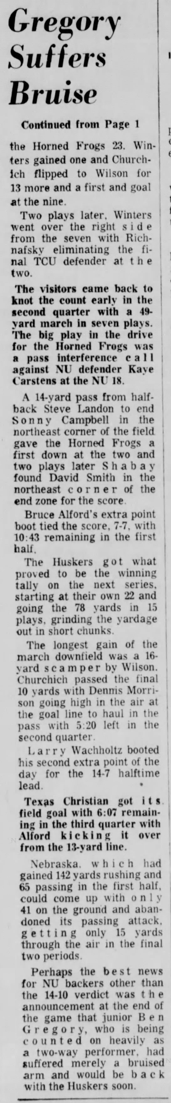 1966 TCU-Nebraska football part 2 - 