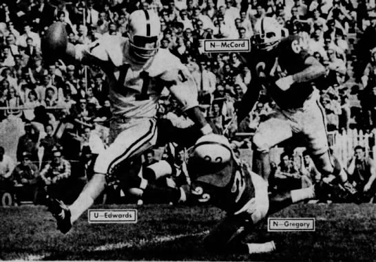 1966 Nebraska-Utah State game photo - 
