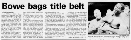 Bowe vs Holyfield '92 - 